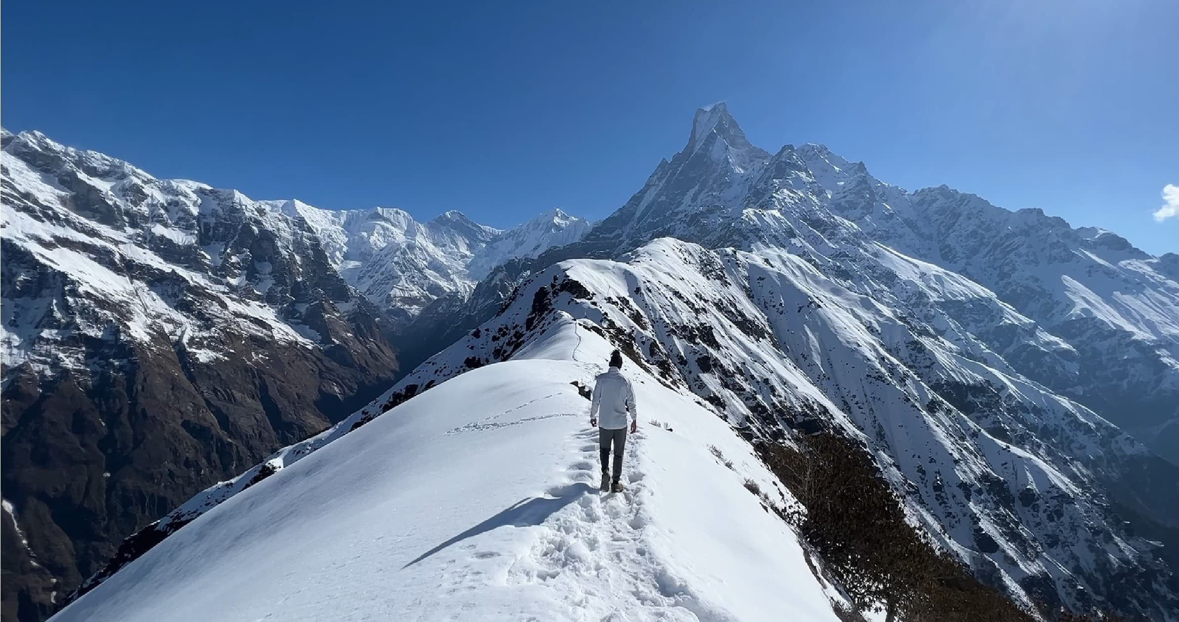 Snowy Mardi Himal Trek